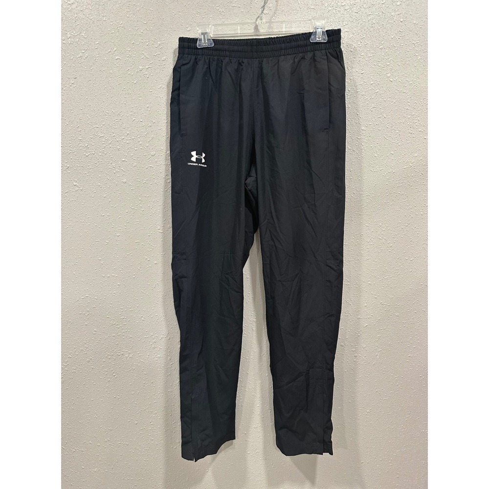 Under Armour Mens Black Loose Fit Athletic Warm Up Pants‎ Medium M
